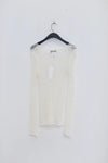 SWAYING/KNIT Washi Feather Cardigan SW22SST48 White PS46